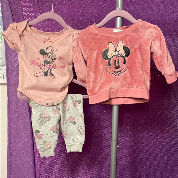Disney Other - Disney Minnie Mouse Pink Matching Set